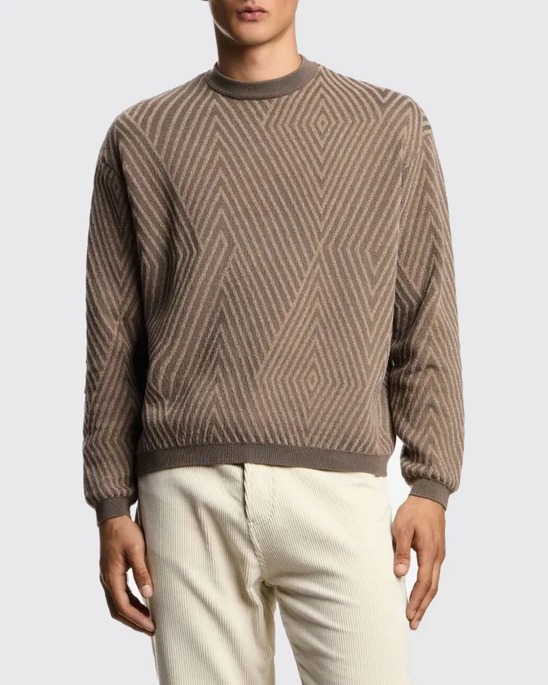 Emporio Armani Pullover herren Braun