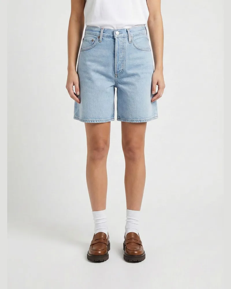 AGOLDE Shorts damen Blau