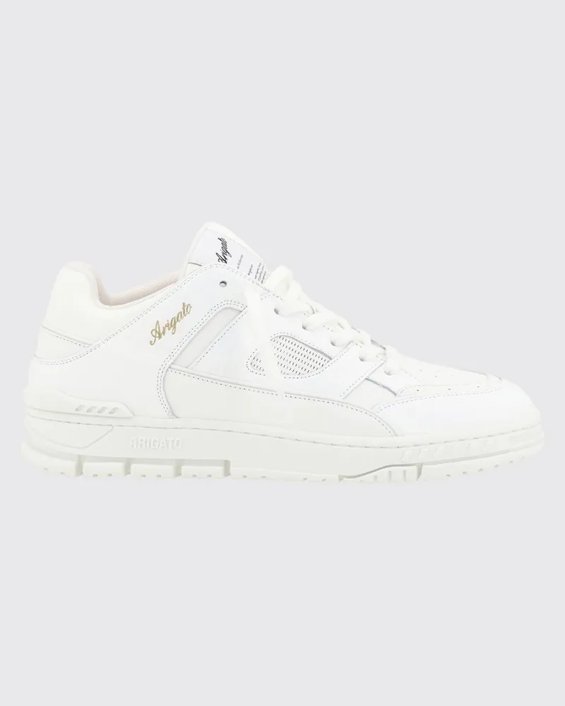 Axel Arigato Area Lo Low-Top-Sneaker aus Kalbsleder mit perforierter Spitze Weiß