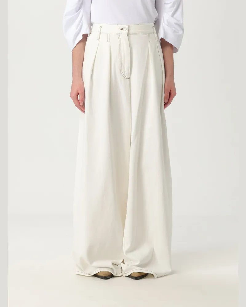 Dries van Noten Hose damen Weiß