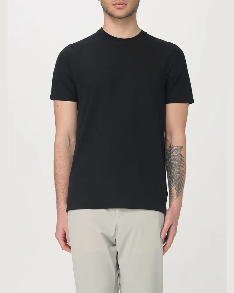 Zanone T-shirt herren Schwarz