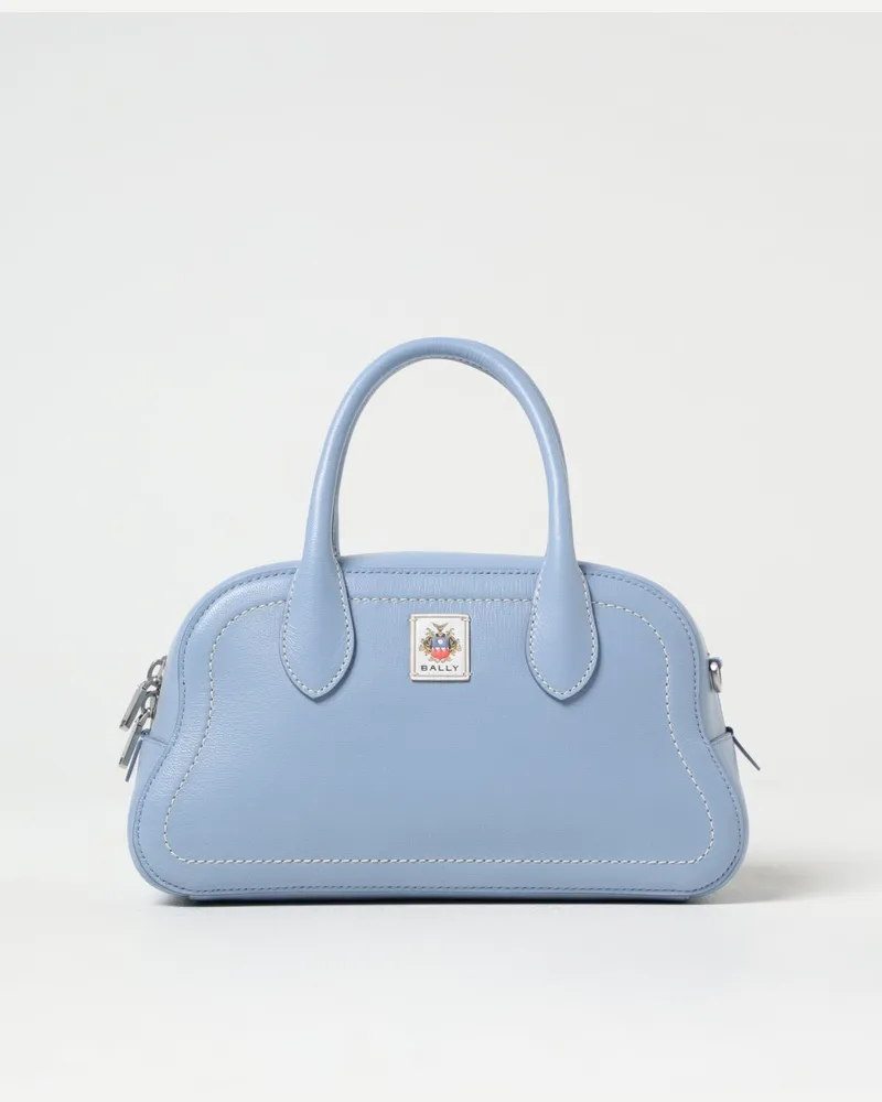 Bally Schultertasche damen Hellblau