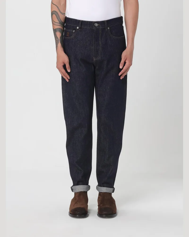 Brunello Cucinelli Jeans herren Blau