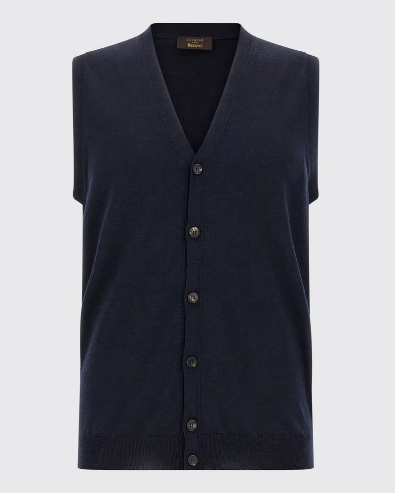 Zanone Weste herren Blau