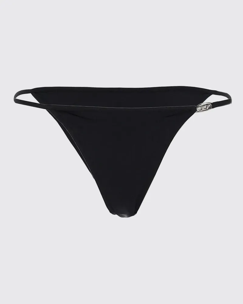 Diesel Bikini-Slip aus Polyamid Schwarz