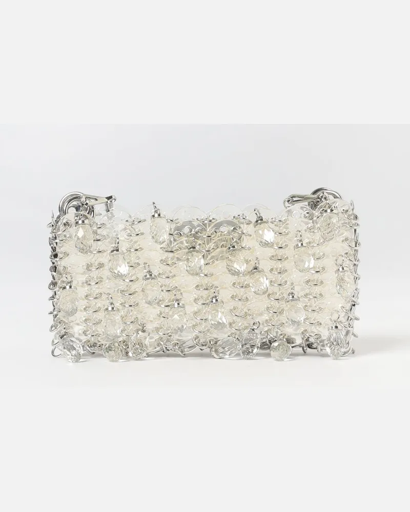 Paco Rabanne Schultertasche damen Silber
