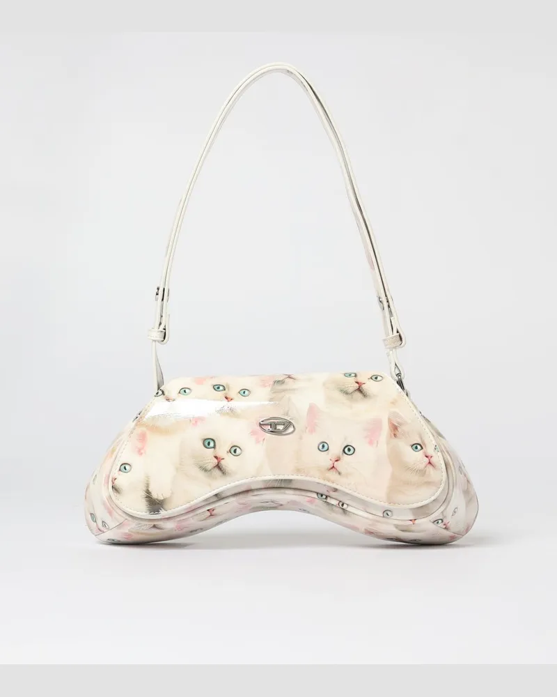Diesel Schultertasche damen Weiß