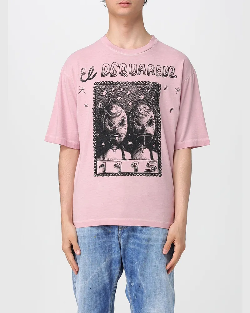 Dsquared2 T-shirt herren Pink