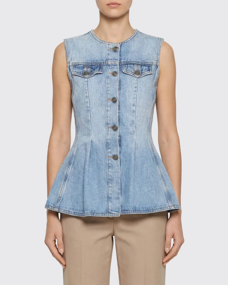 ROTATE Birger Christensen Top damen Blau