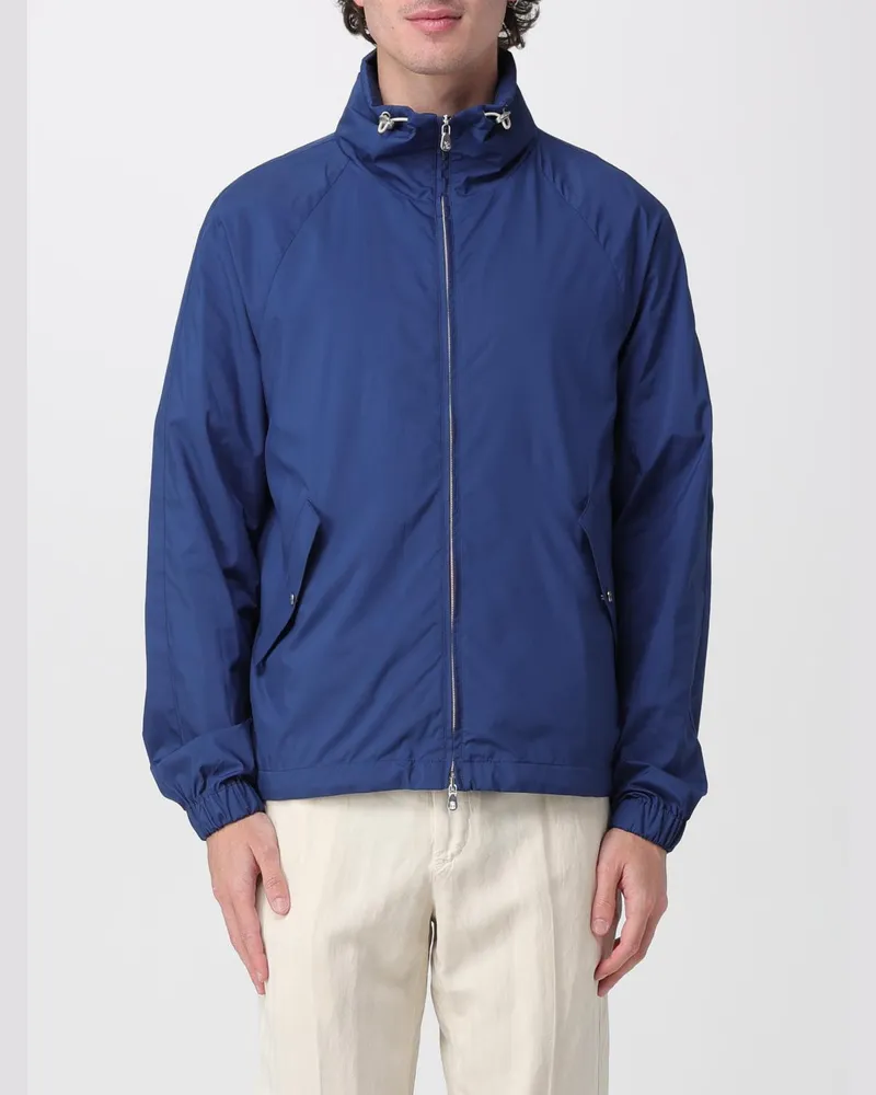 Brunello Cucinelli Polyester-Windbreaker Blau
