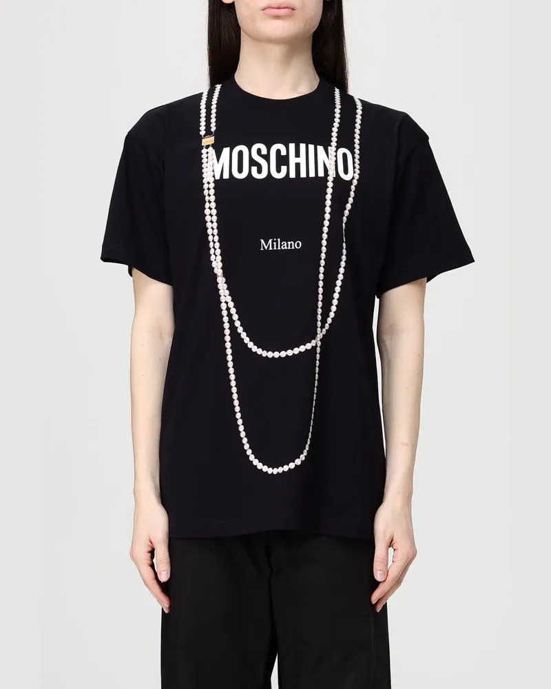 Moschino T-shirt damen Schwarz