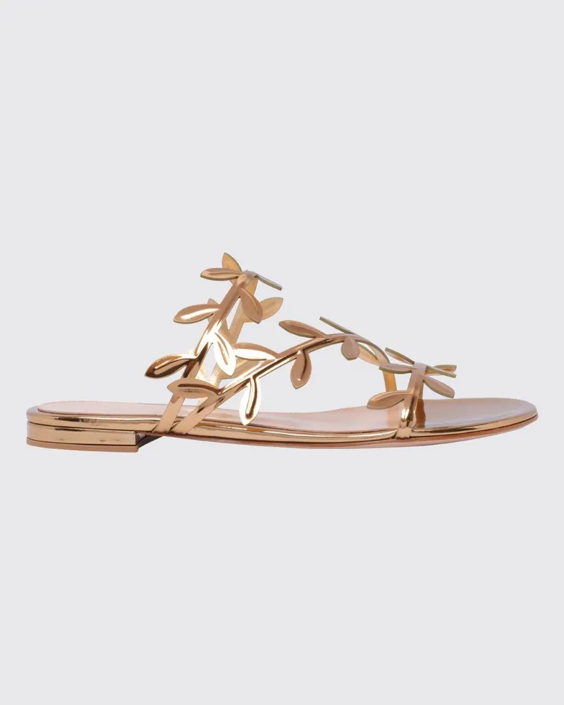 Gianvito Rossi Sandalen mit absatz damen Gold