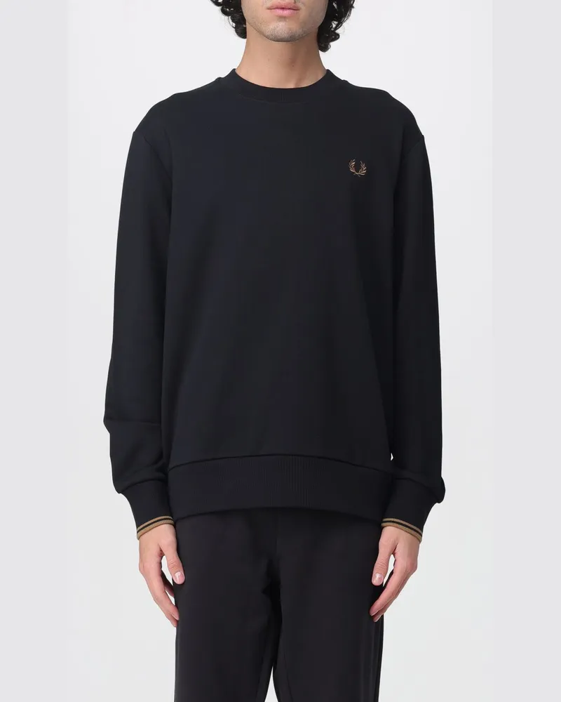 Fred Perry Sweatshirt herren Schwarz