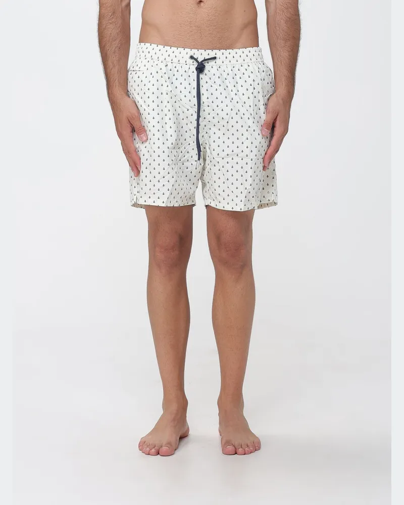 MC2 Saint Barth Bedruckte Boxer-Badehose Natural