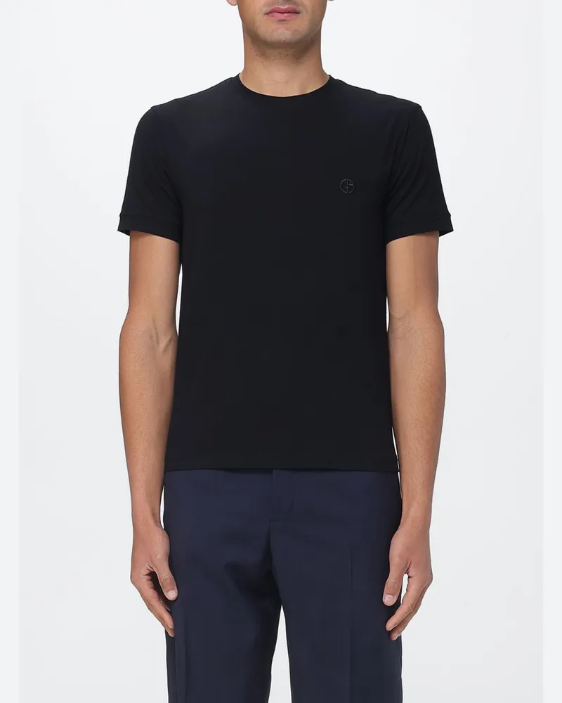 Giorgio Armani T-shirt herren Schwarz