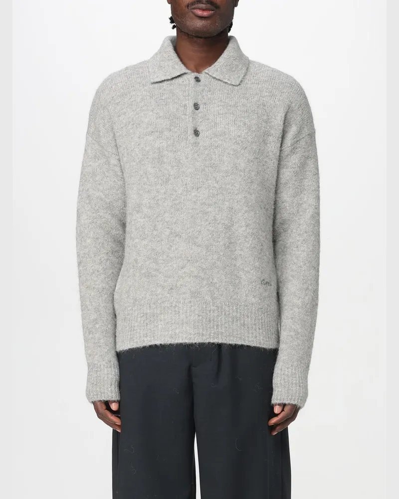AMI Paris Polo herren Grau