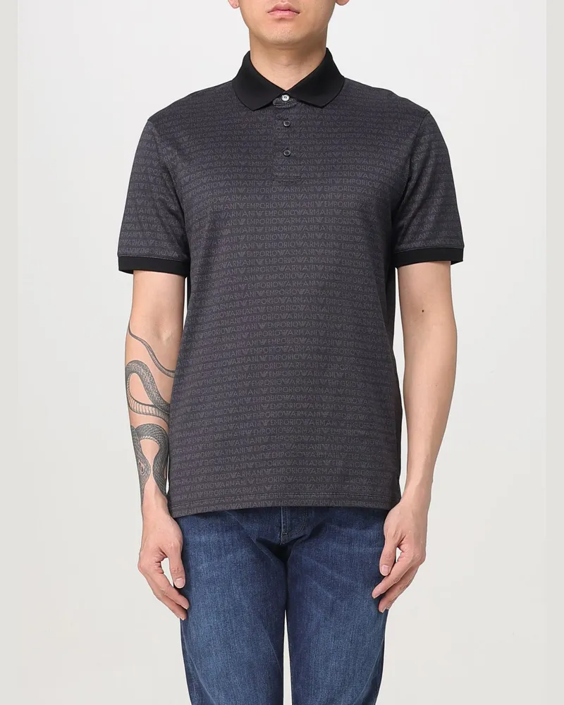 Emporio Armani Polo herren Schwarz