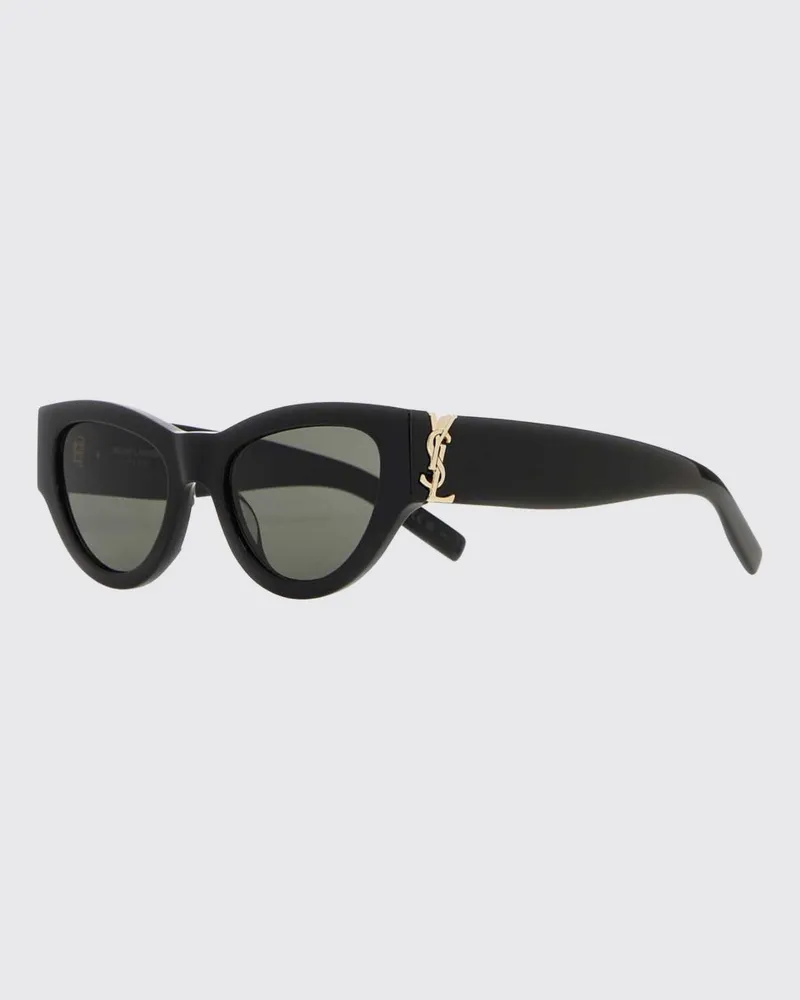 Saint Laurent Cat-Eye-Sonnenbrille aus Acetat mit YSL-Monogramm Schwarz