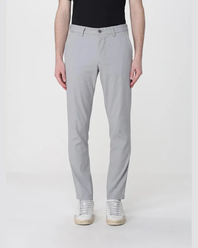 HUGO BOSS Chino-Hose aus Stretch-Baumwolle Silber