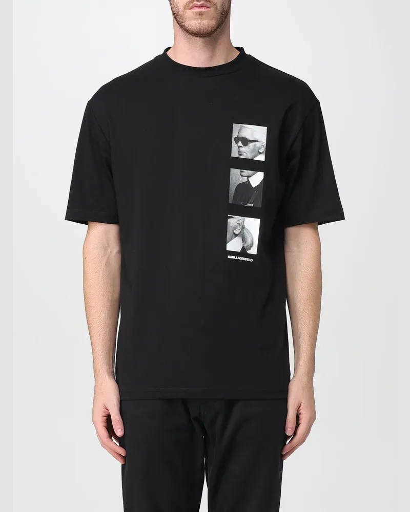Karl Lagerfeld T-shirt herren Schwarz
