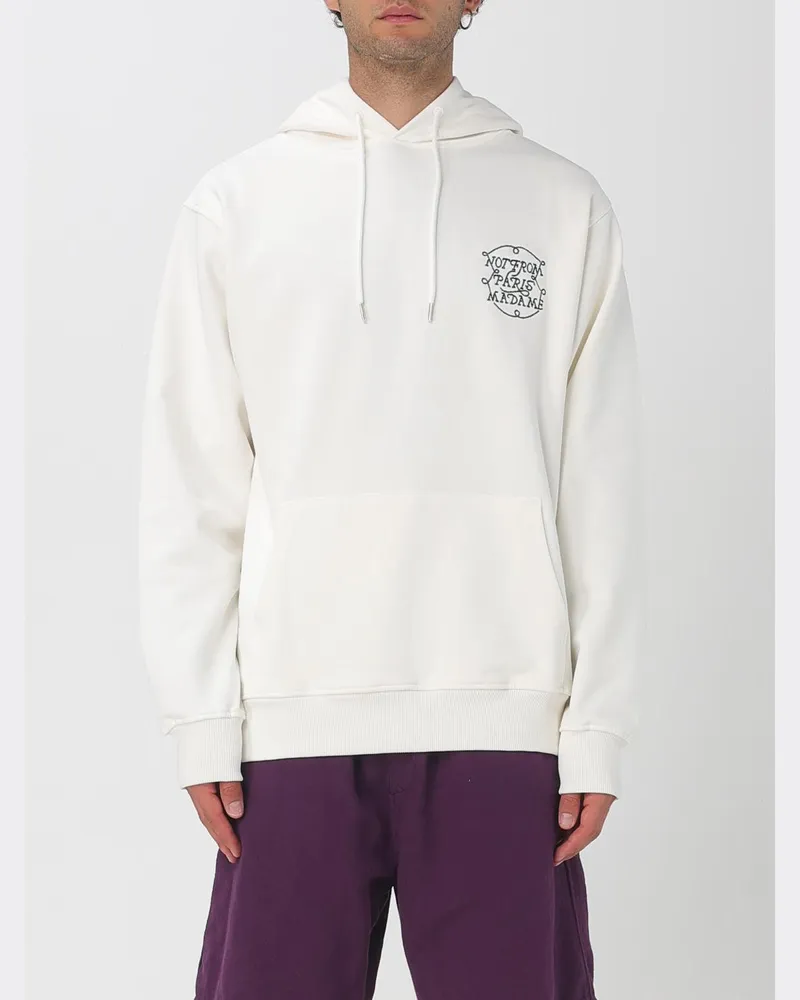 Drôle de Monsieur Sweatshirt herren Weiß
