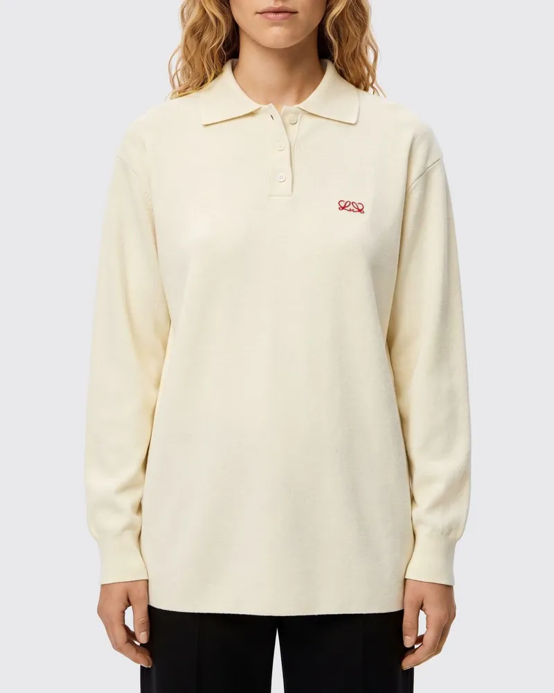 Loewe Pullover damen Weiß