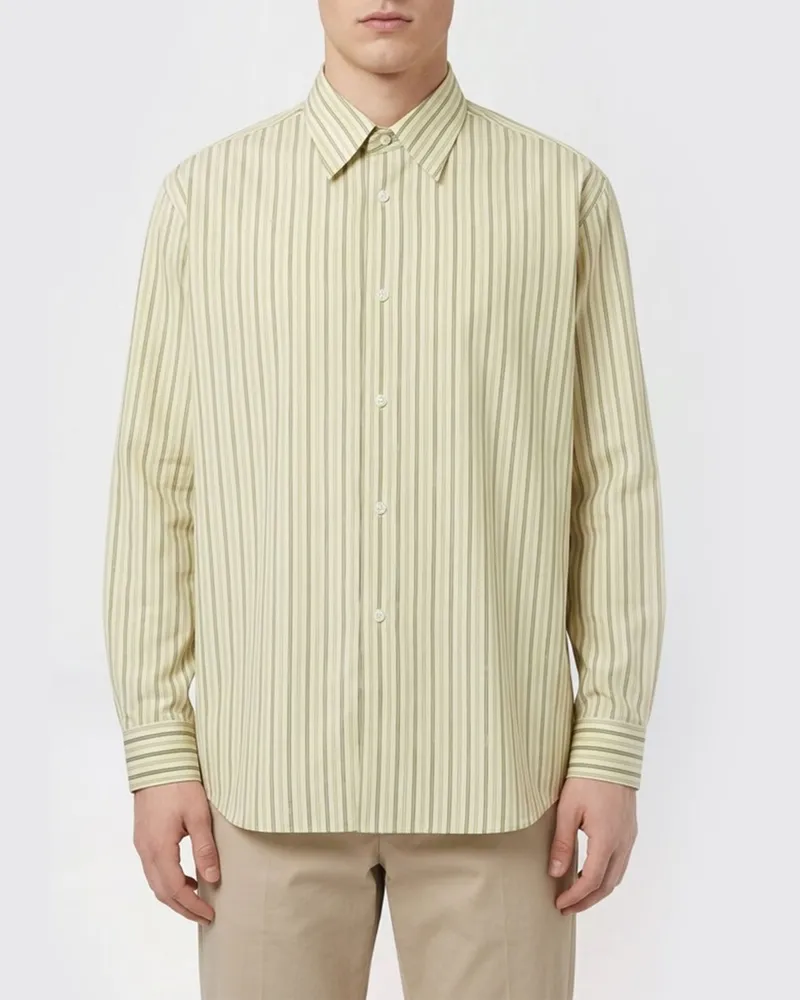 AURALEE Hemd herren Ivory