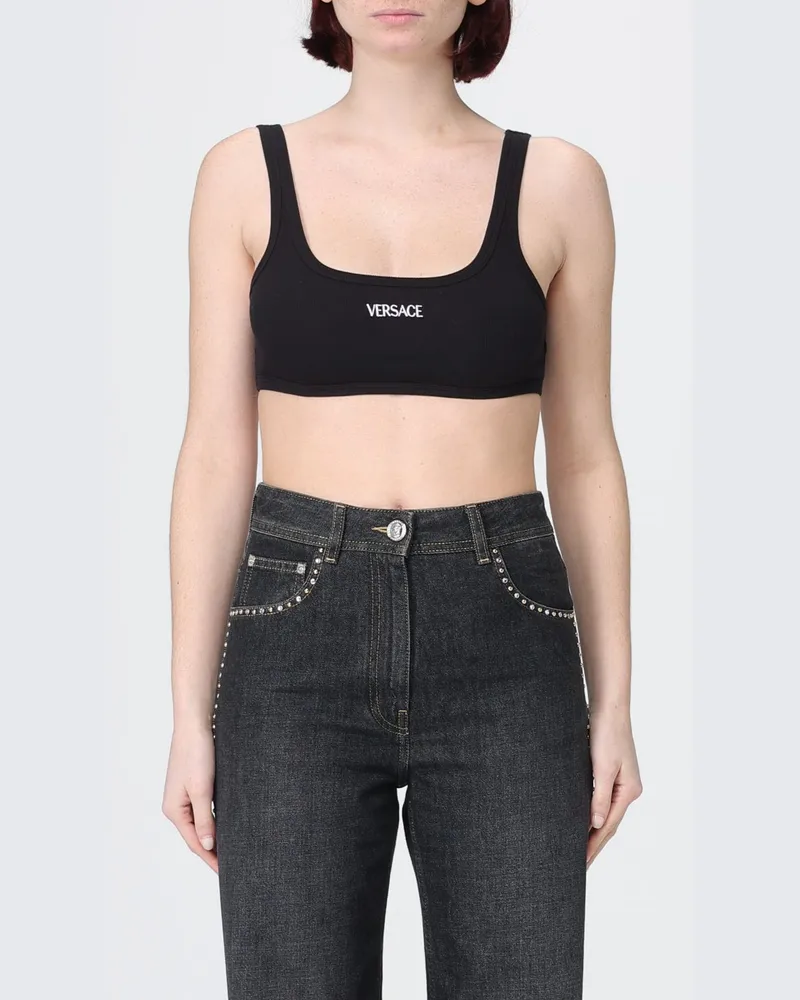 Versace Top damen Schwarz