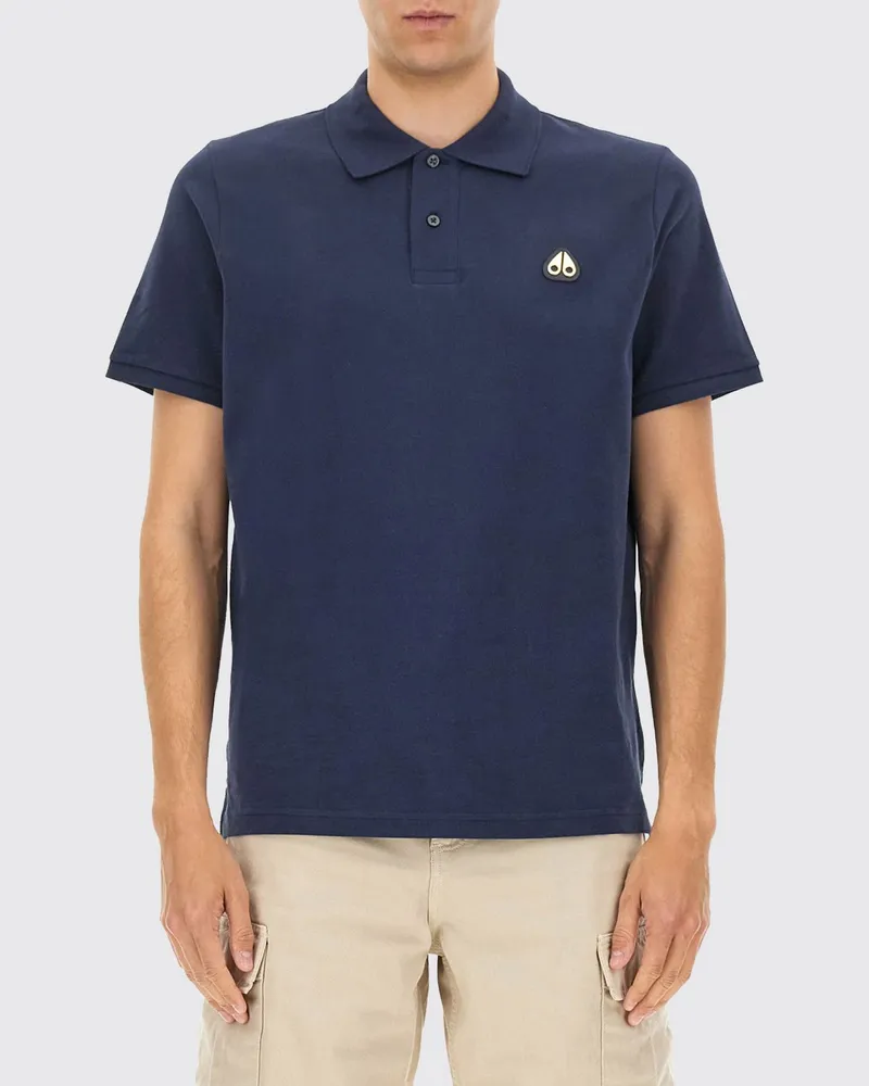 Moose Knuckles Polo herren Blau
