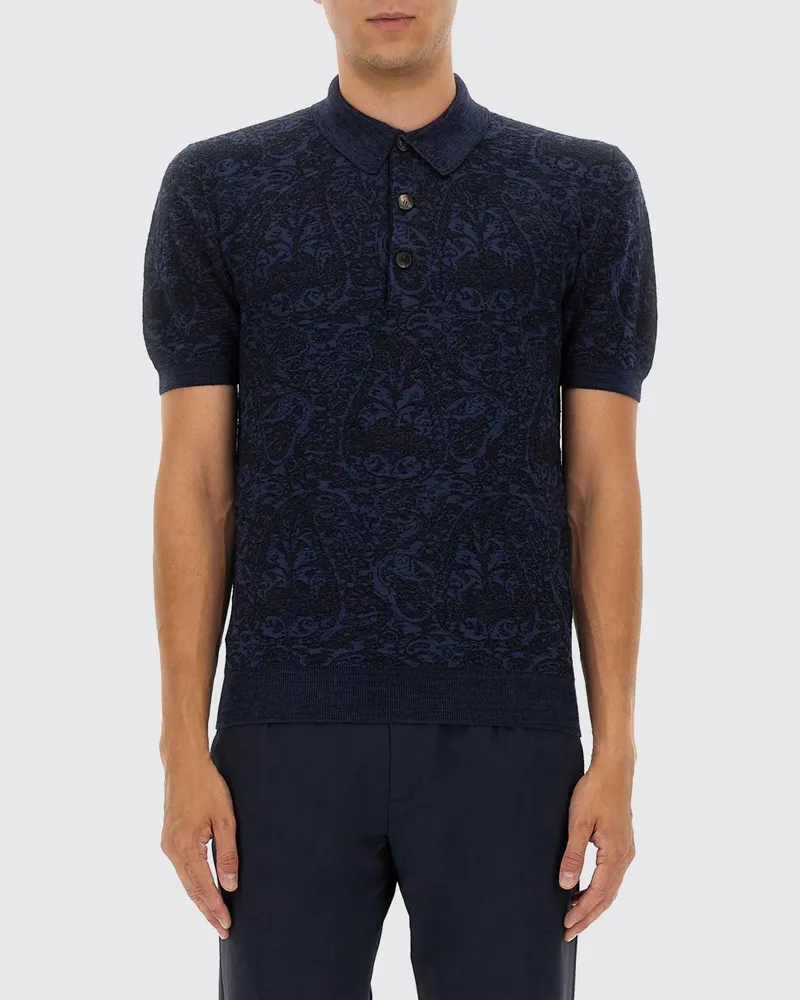 Etro Polo herren Blau