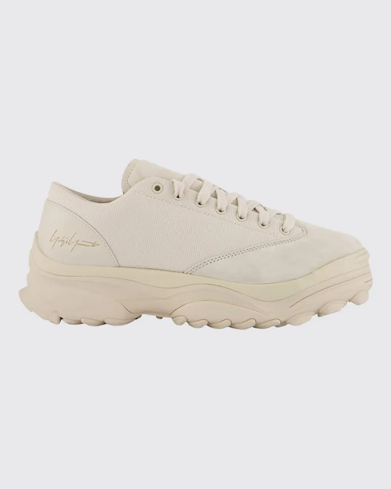 Y-3 GSG9 Canvas- und Wildleder-Sneakers Beige