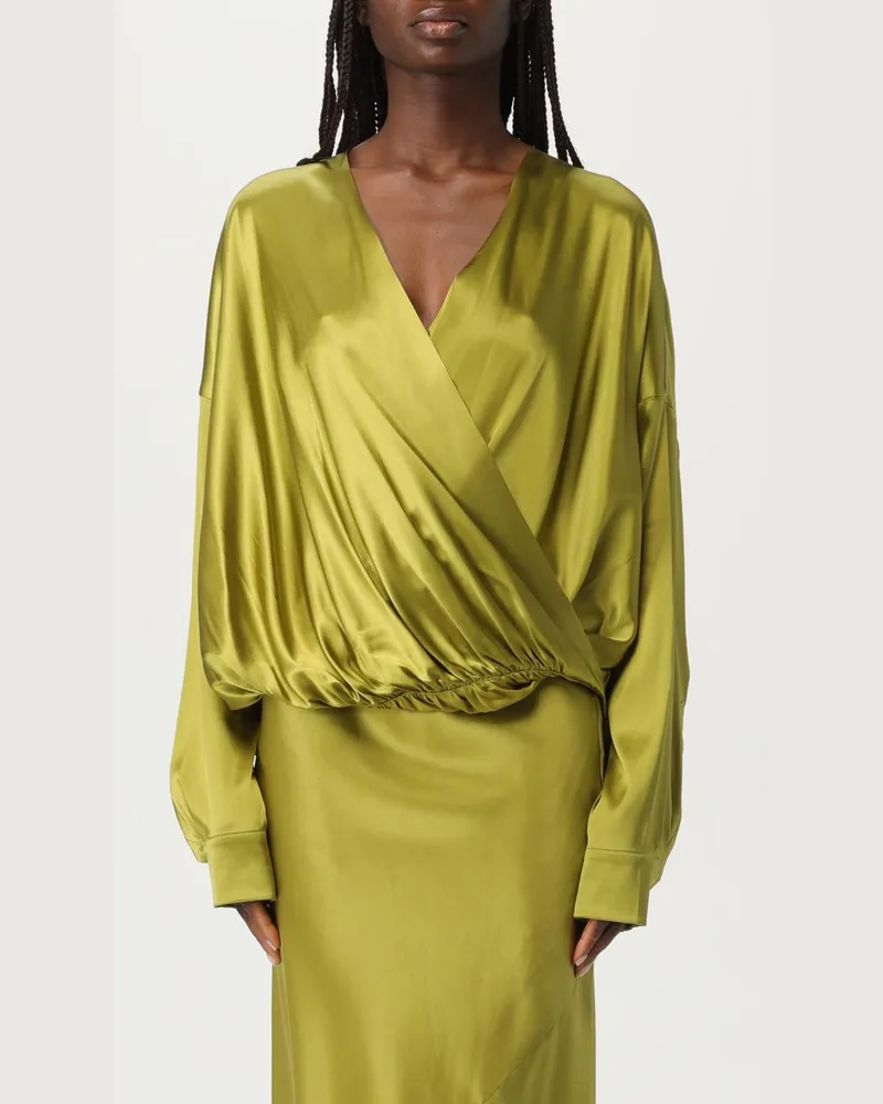 Dries van Noten Hemdbluse damen Olive