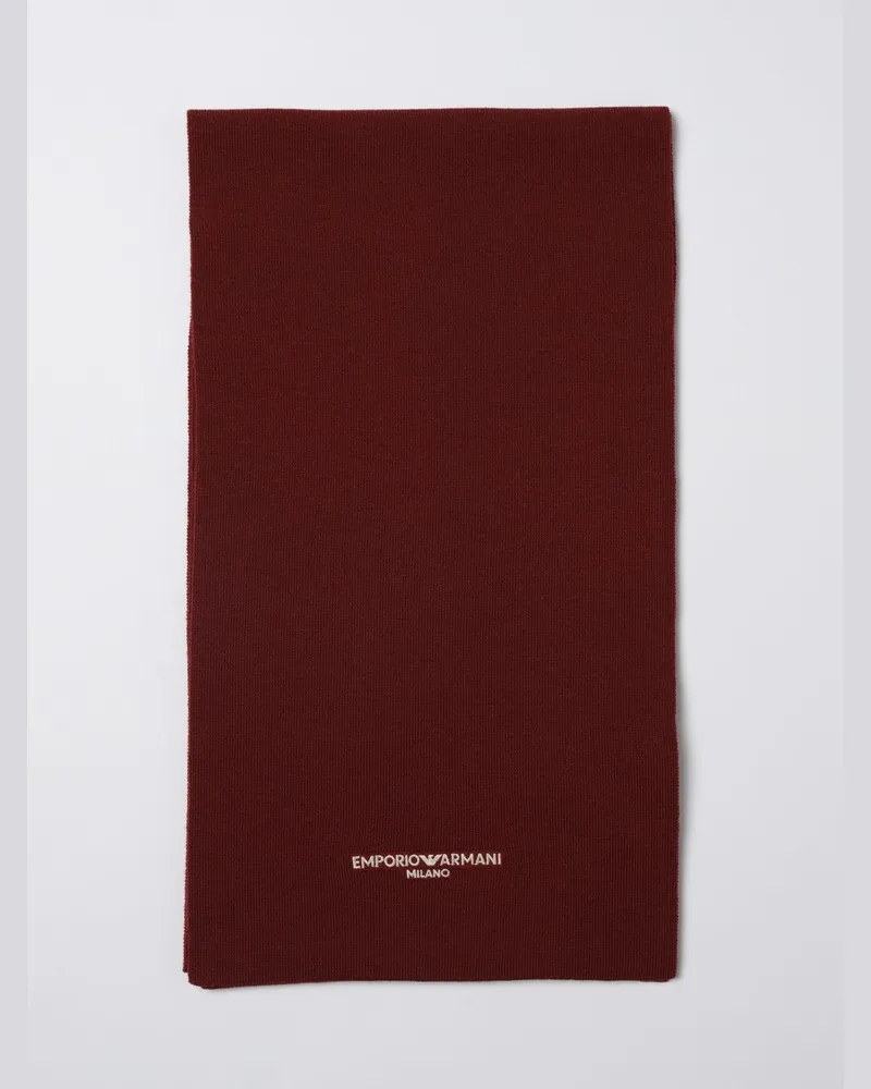 Emporio Armani Schal herren Burgunderrot
