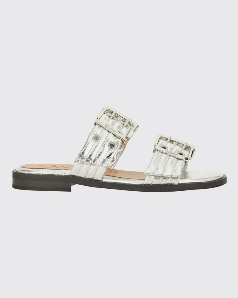 Ganni Flache schuhe damen Silber