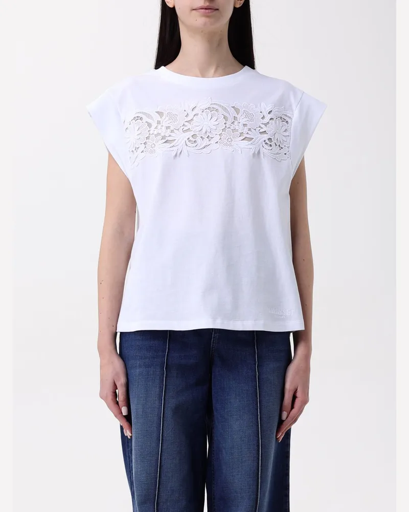 Twin-Set T-shirt damen Weiß