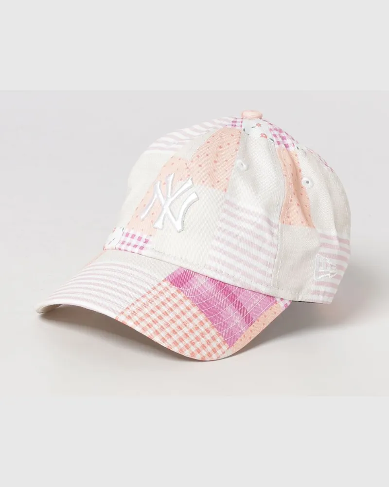 New Era 9Forty NY Yankees Baumwoll-Cap mit Patchwork-Print für Mädchen Bunt