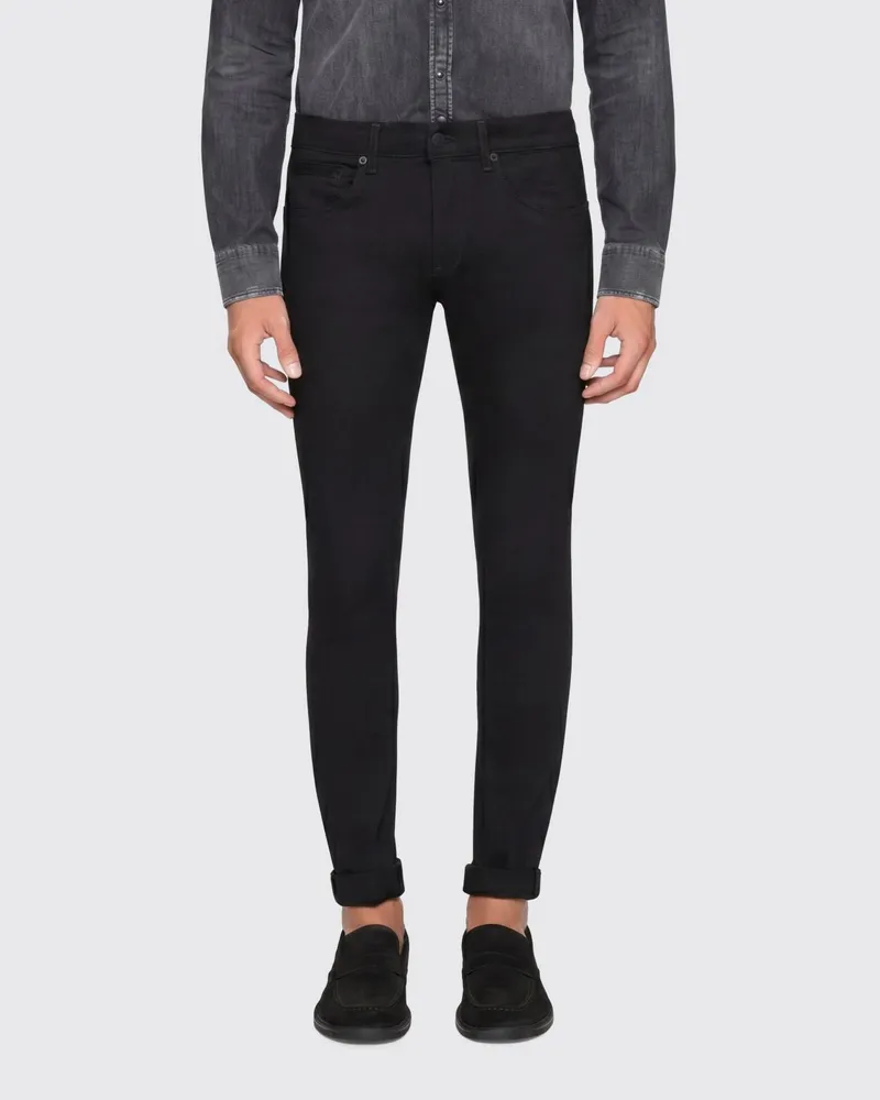 Dondup Skinny Fit Jeans aus Stretch-Denim Schwarz