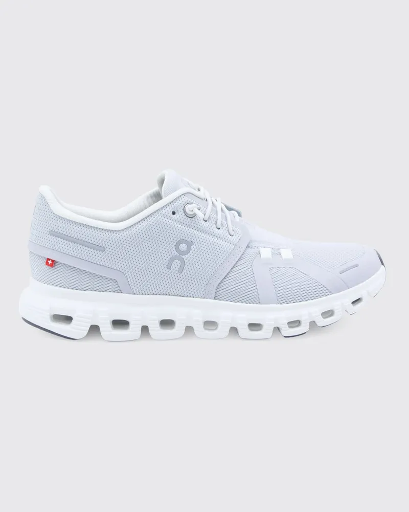 ON Damen-Slip-On-Sneakers Cloud aus atmungsaktivem Mesh Ice