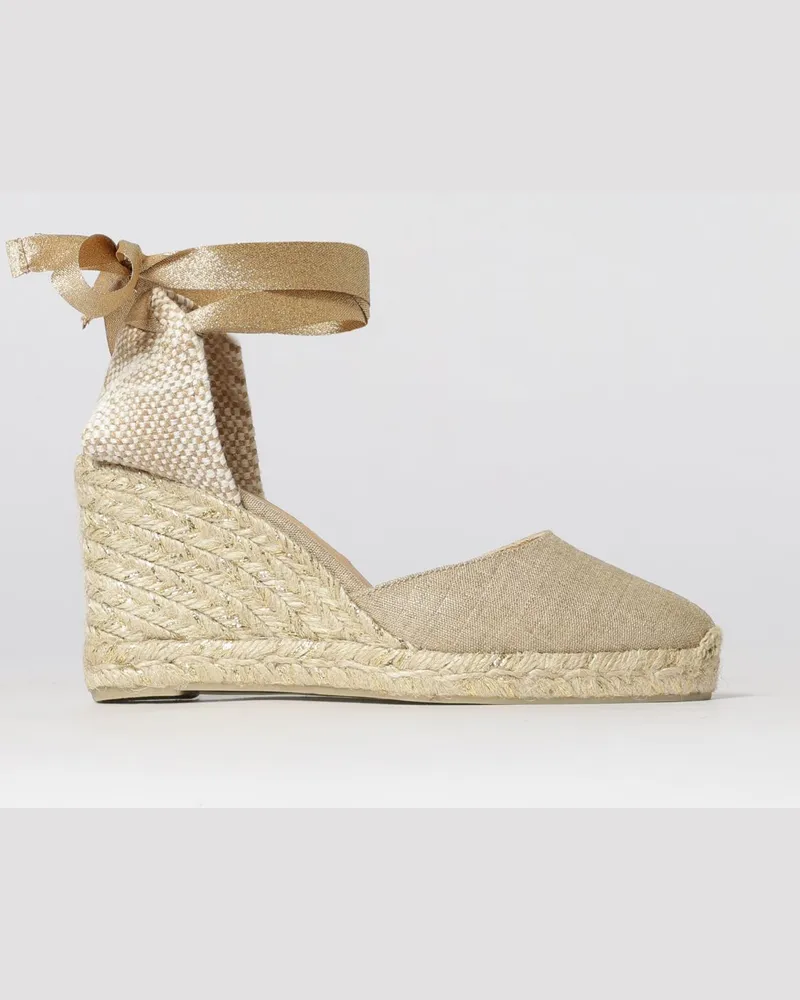 Castañer Flache schuhe damen Gold