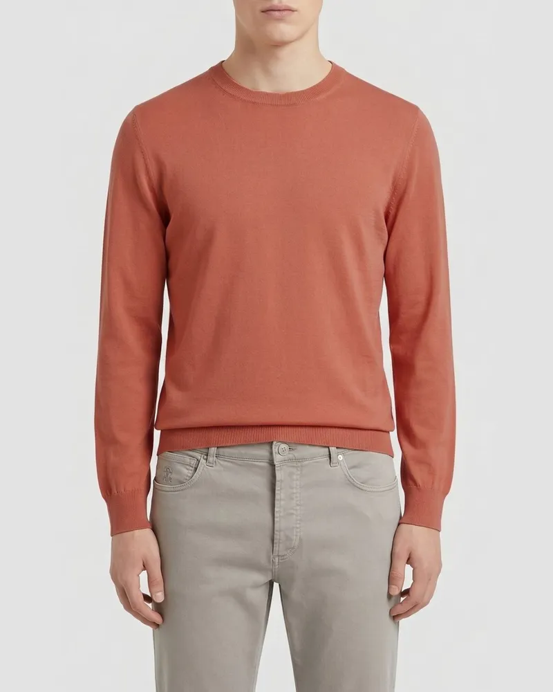 Brunello Cucinelli Pullover herren Peach
