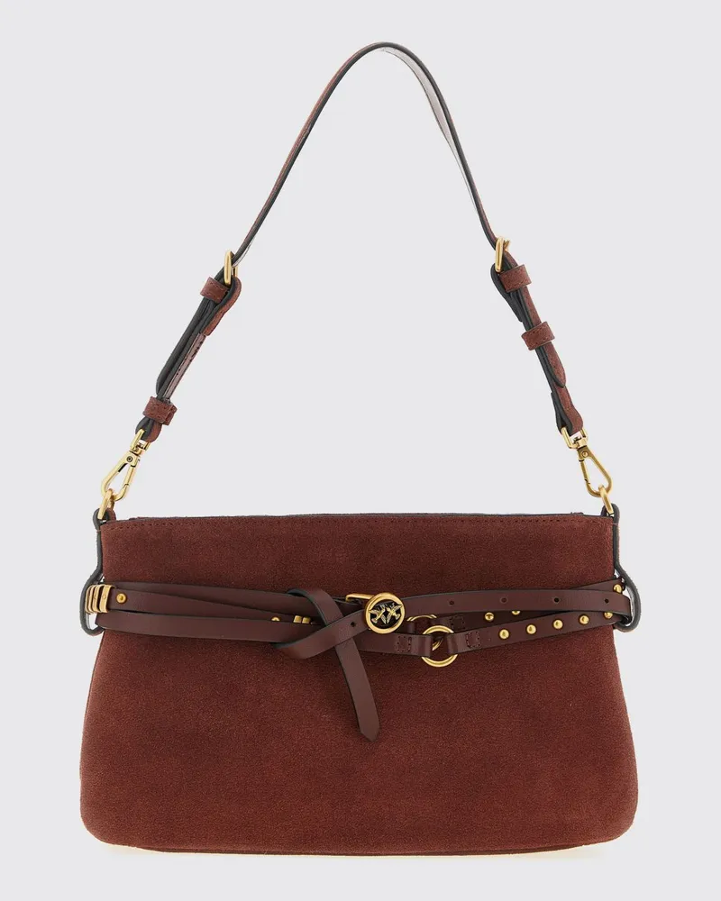 Pinko Schultertasche damen Burgunderrot