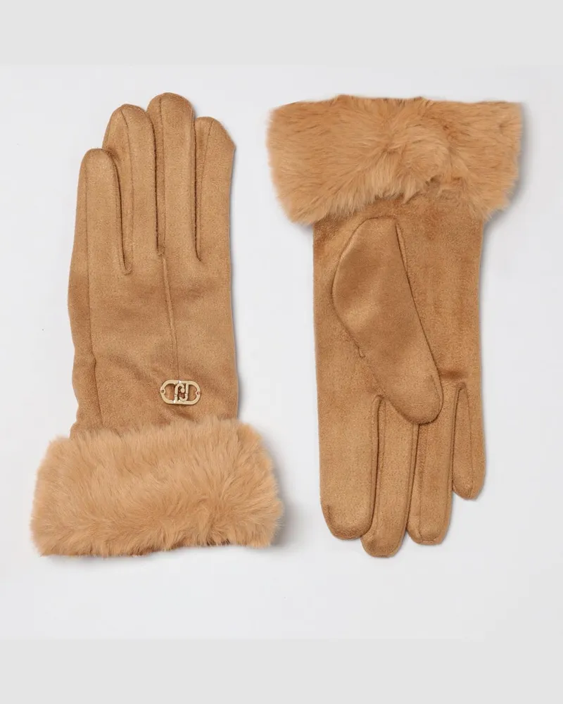 Liu Jo Handschuhe damen Camel