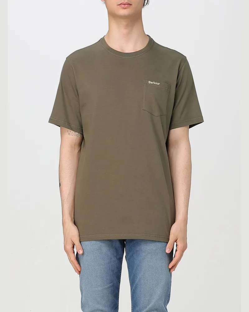 Barbour T-shirt herren Grün
