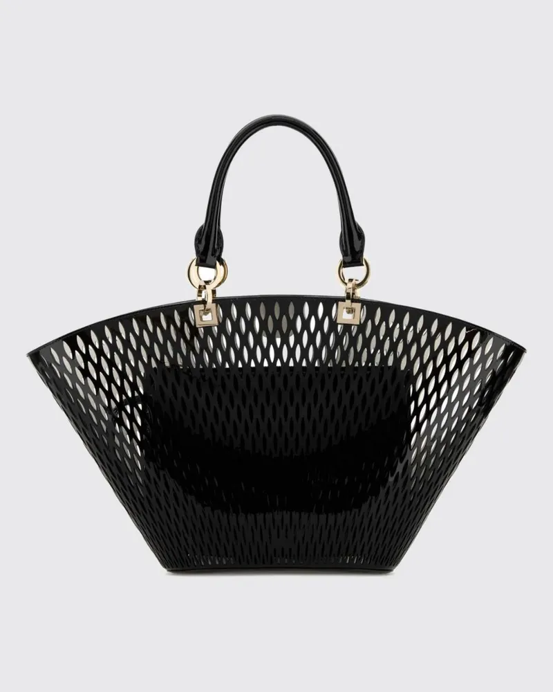 Tom Ford Perforierte Leder-Tasche Schwarz