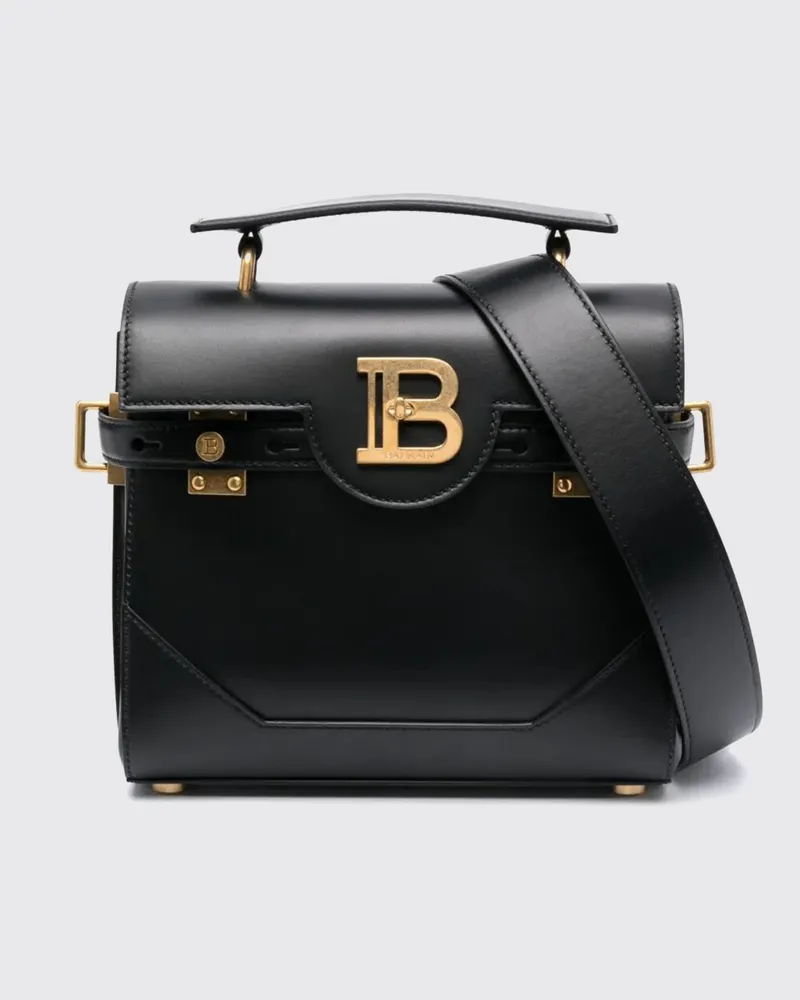 Balmain Schultertasche damen Schwarz