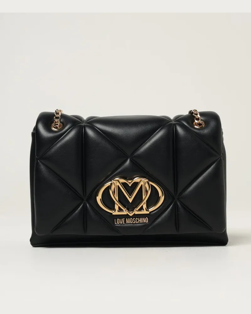 Moschino Schultertasche damen Schwarz