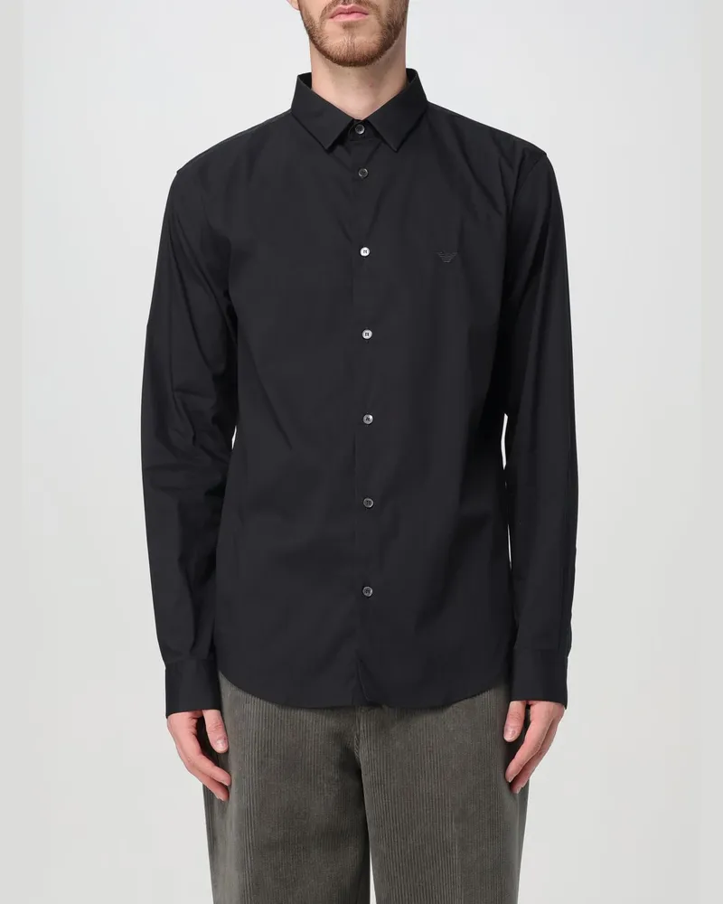Emporio Armani Hemd herren Schwarz
