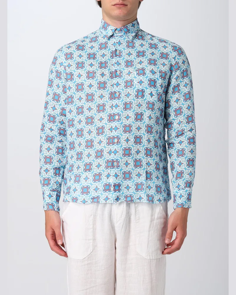 PENINSULA Hemd herren Hellblau