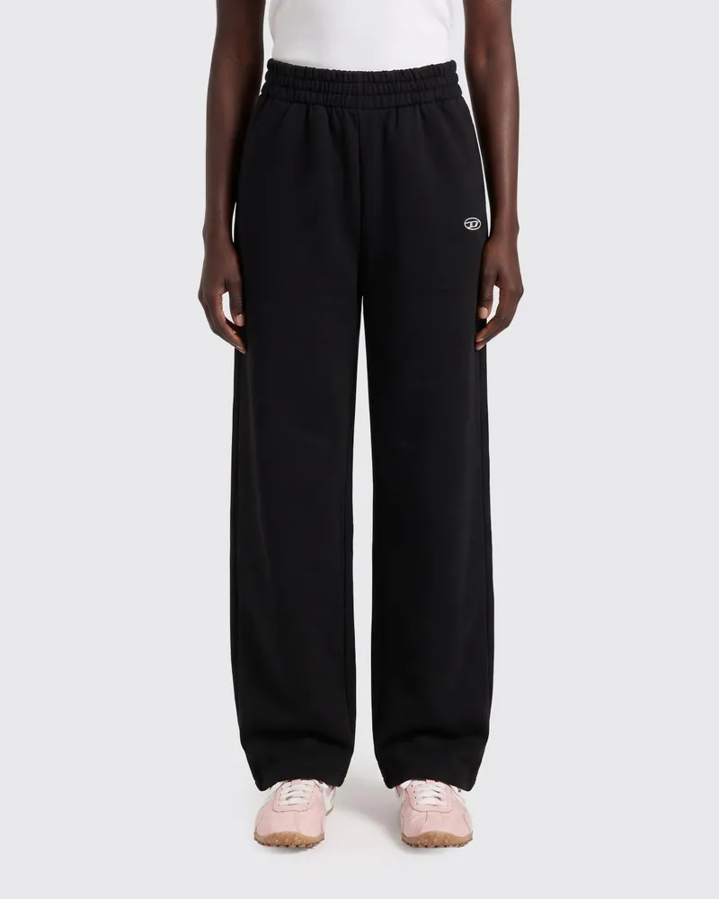 Diesel Baumwoll-Jogginghose Schwarz