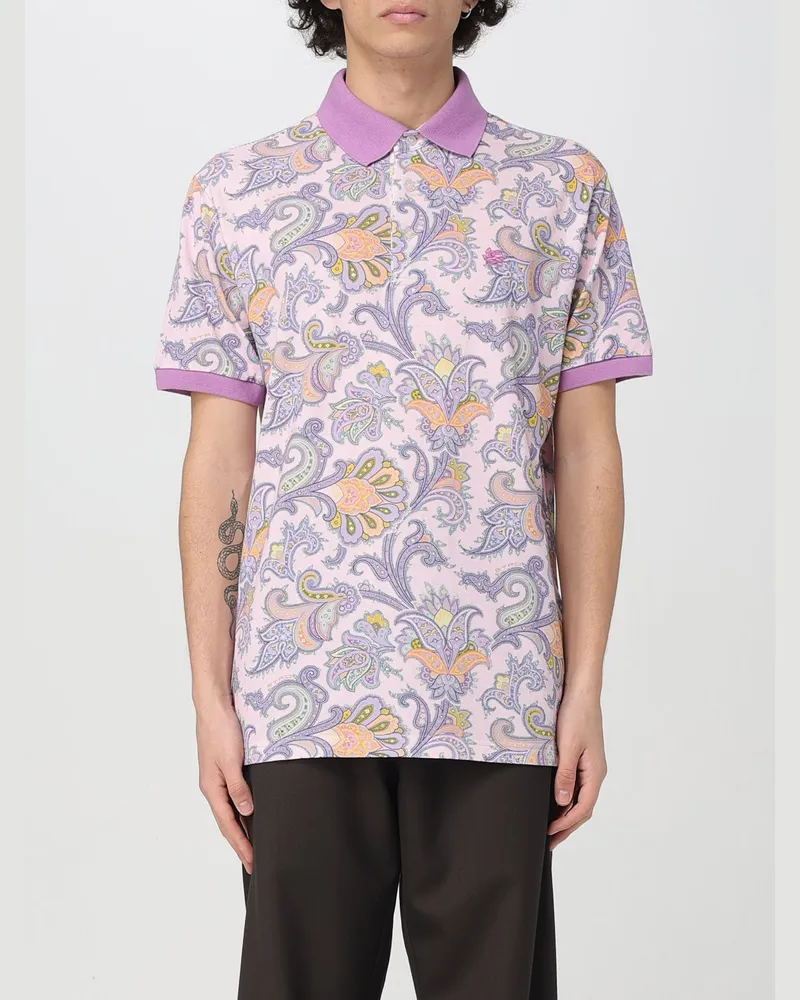 Etro Polo herren Pink